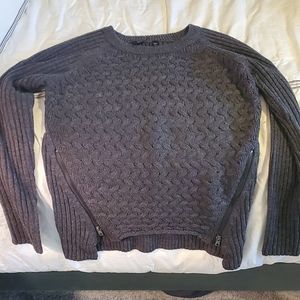 Dex Cable Knit Sweater Size Small Grey never worn